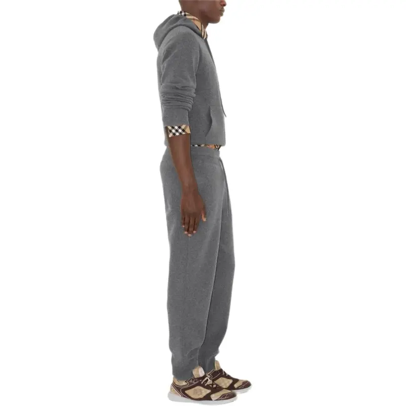 Burberry SS25 Knitted Sweatpants Men's Gray-3