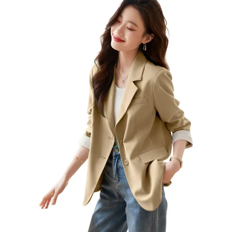 Mo Han Yi Mei Business Suit Women's Khaki-1
