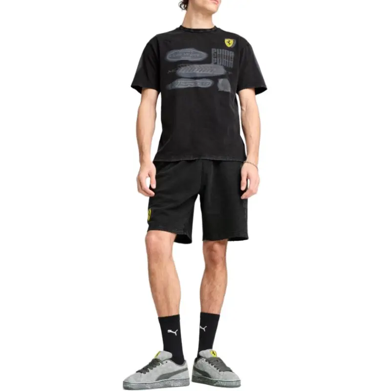PUMA x Ferrari SCUDERIA FW24 T Shirt Men's Black-2