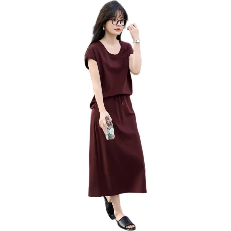 Mo Han Yi Mei Skirt Set Women's Purple Grape Color-1