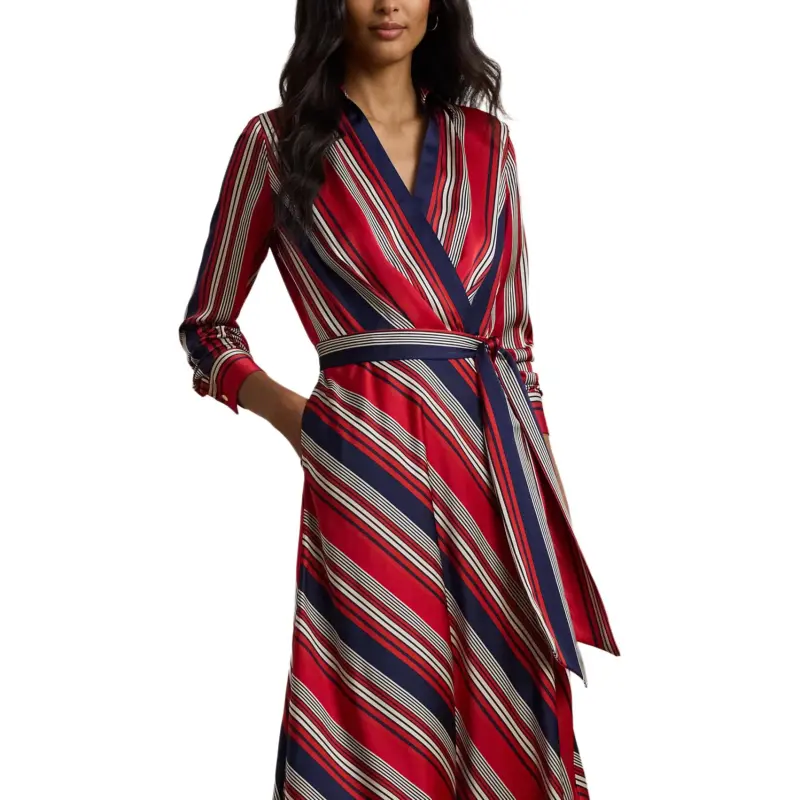 LAUREN RALPH LAUREN Long-Sleeved Dresses Women's Red-2