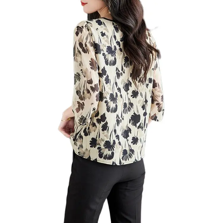 PIERRE CARDIN Chiffon Shirt Women's Image Color-1