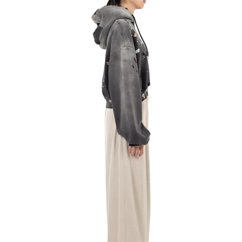 Maison Mihara Yasuhiro Sticker Hoodie-4