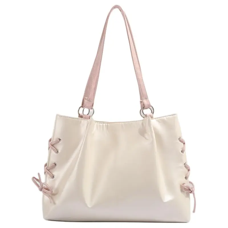 NX DOUGHNUT PU Shoulder Bag Women's Neon White-2