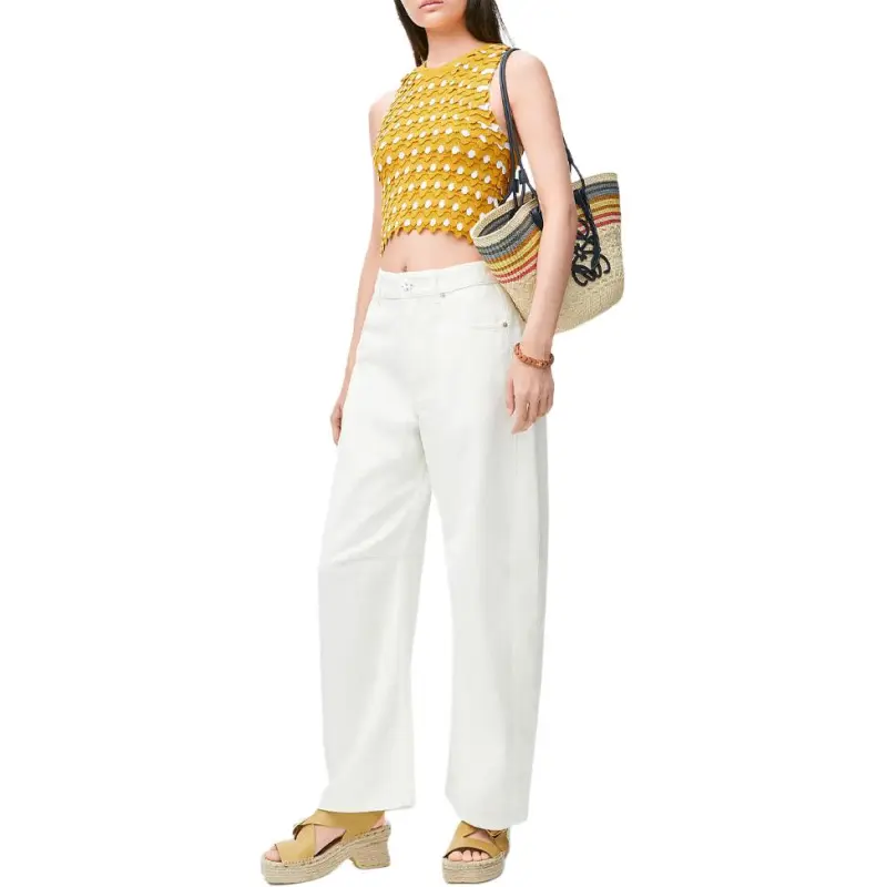 LOEWE Paula's Ibiza SS25 Tank Top Women's Yellow-3