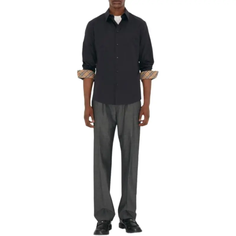Burberry Shirt Men's Marine Blue-1
