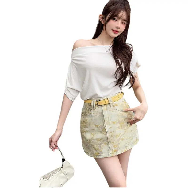 Mu Xiao Xin Cargo Short Skirts Women's-3
