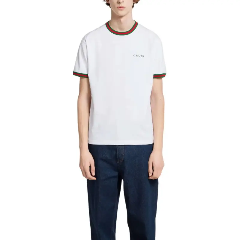 GUCCI T Shirts Men White-2