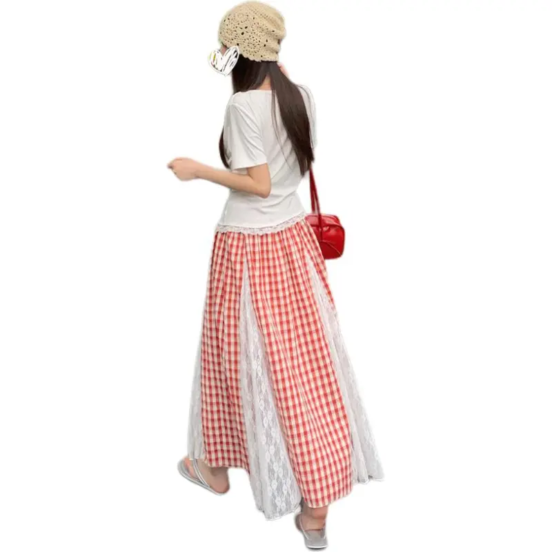 Mu Xiao Xin Casual Long Skirt Women's-4
