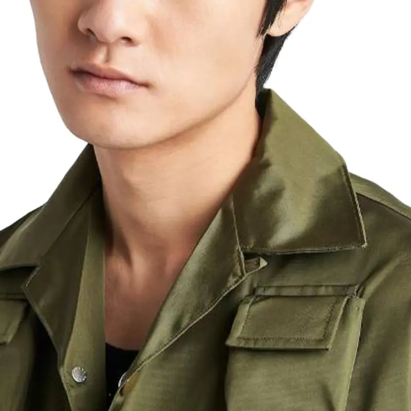 PRADA Shirts Men Green-4