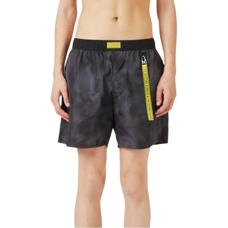 Iceberg Swimming Shorts Men's Black-1