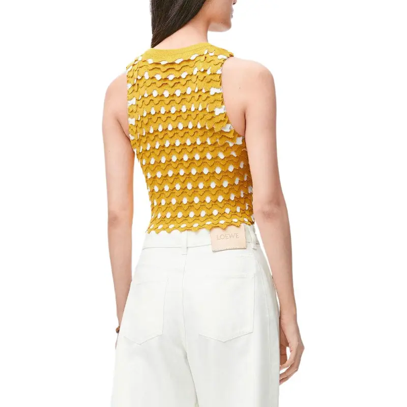 LOEWE Paula's Ibiza SS25 Tank Top Women's Yellow-2