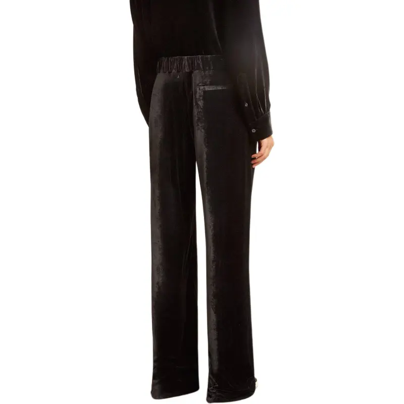 Golden Goose Straight Leg Velvet Trousers-3