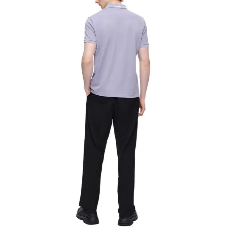 KARL LAGERFELD Polo Shirt Men's Purple-4