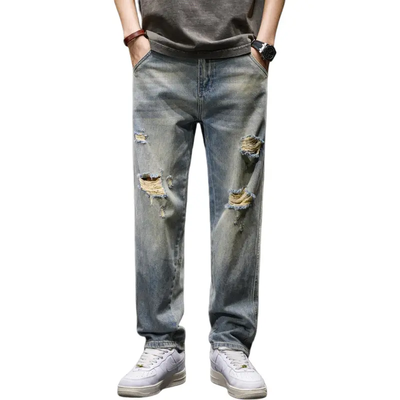 BUYDAUL Jeans Men Blue-1