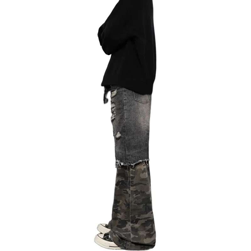DAFK Jeans Men's Black Camouflage -4