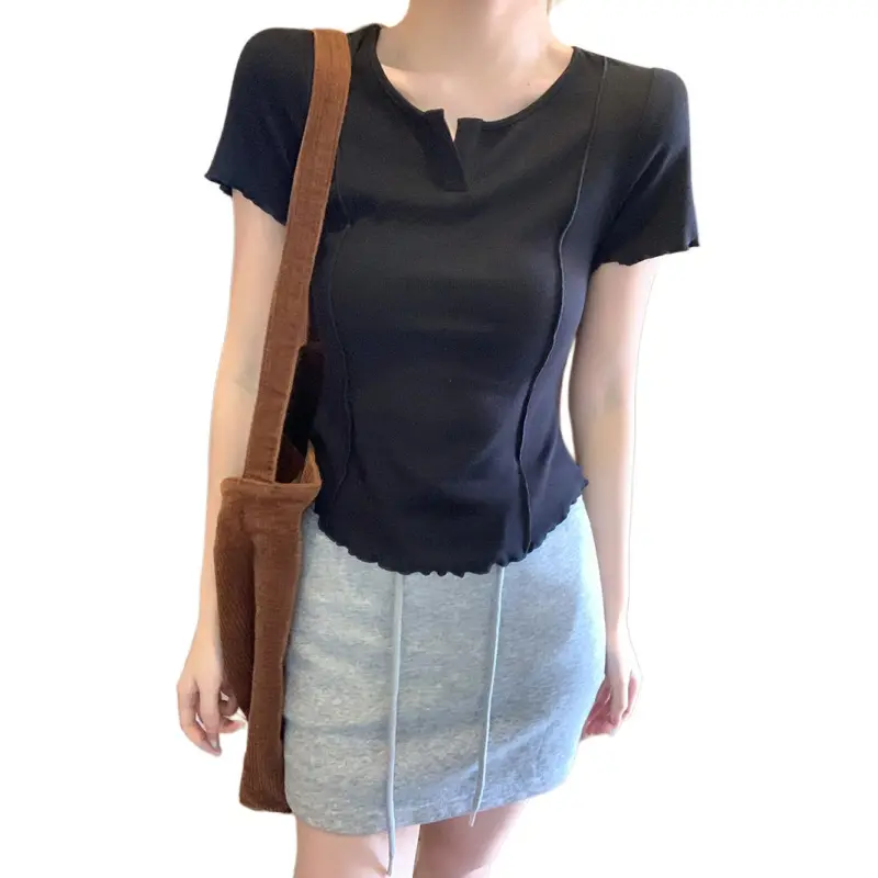 Mu Xiao Xin Set in Sleeve T Shirt Women's-1