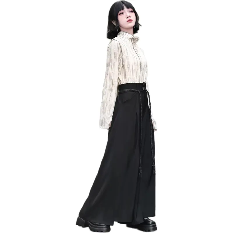FA2LO Casual Pants Unisex Black-2