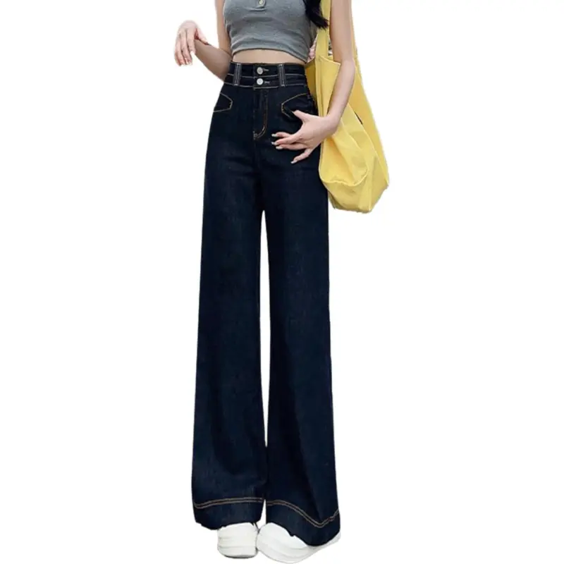 Weixi Jeans Women's Dark Blue-3