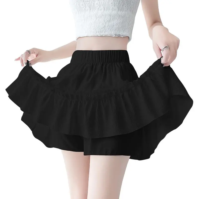Mu Xiao Xin Casual Short Skirts Women's-9