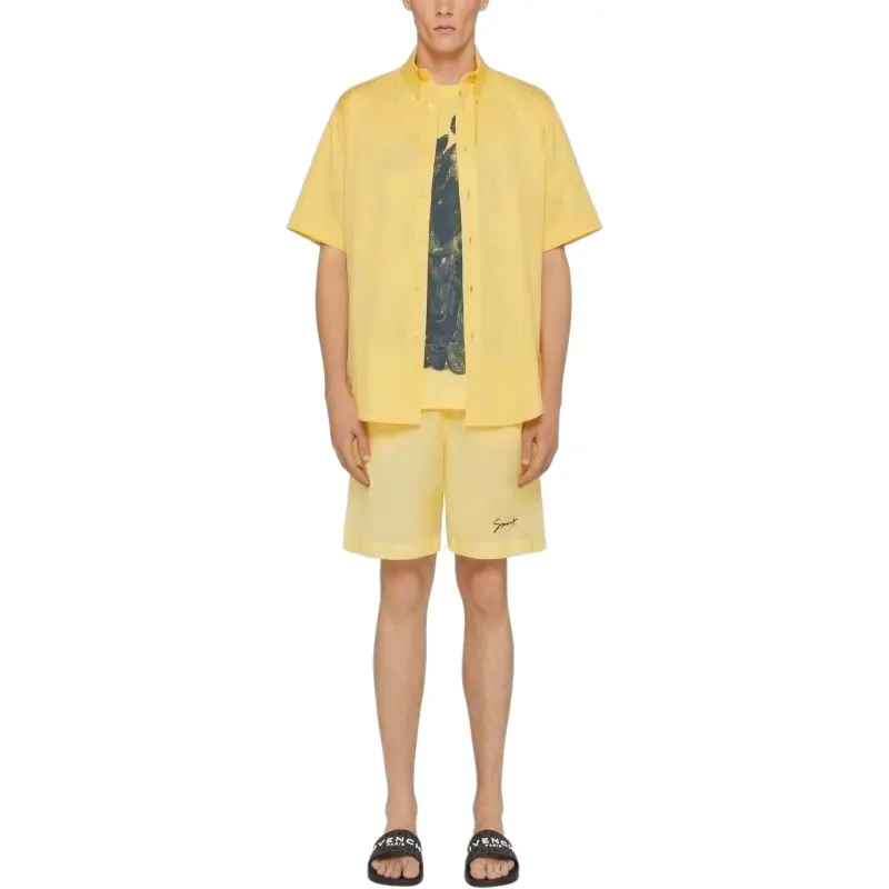 Givenchy Logo Embroidery Swimshorts-1