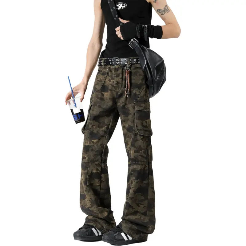 YATSI Casual Pants Unisex Camouflage-2