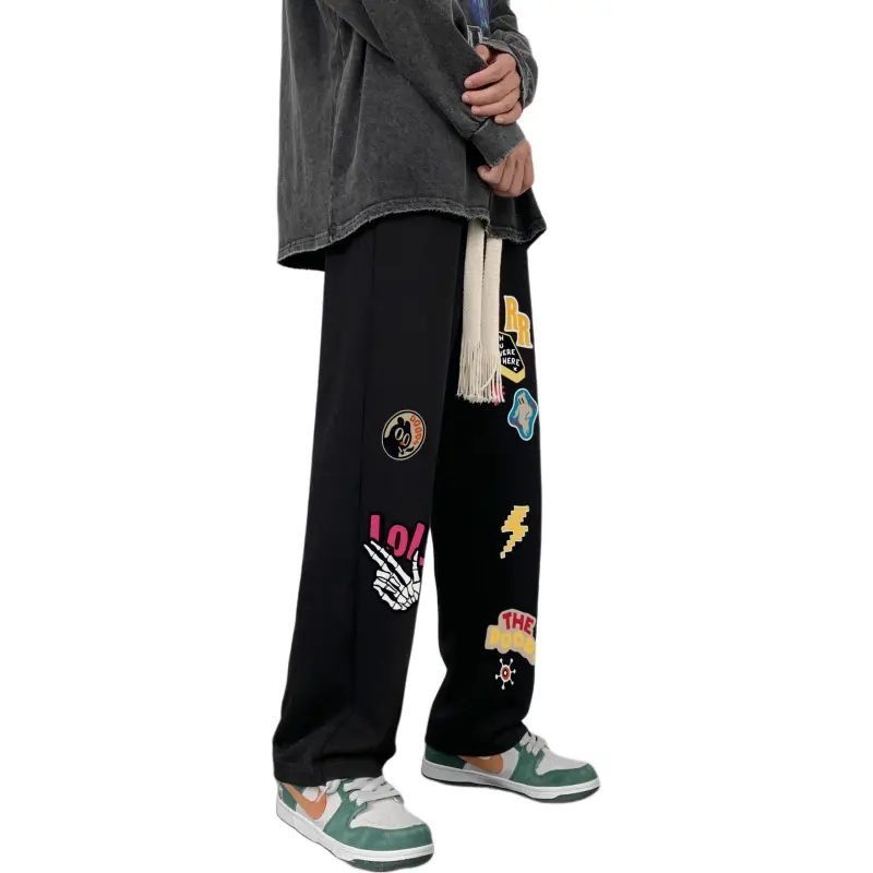 FONDLOOK Casual Pants Unisex-3