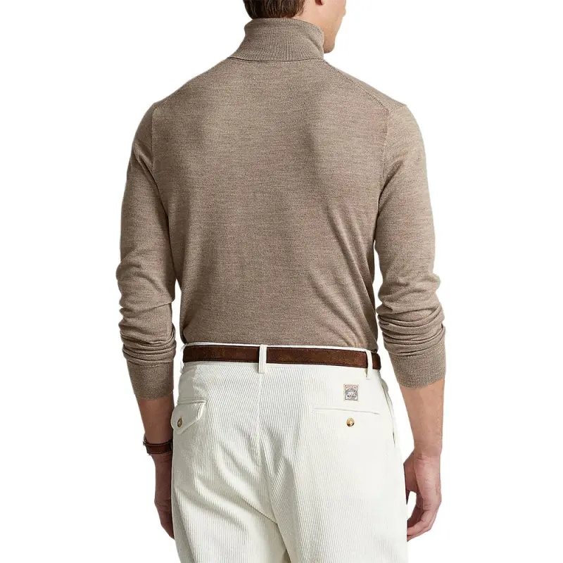 Polo Ralph Lauren Sweaters Men Beige Brown-3