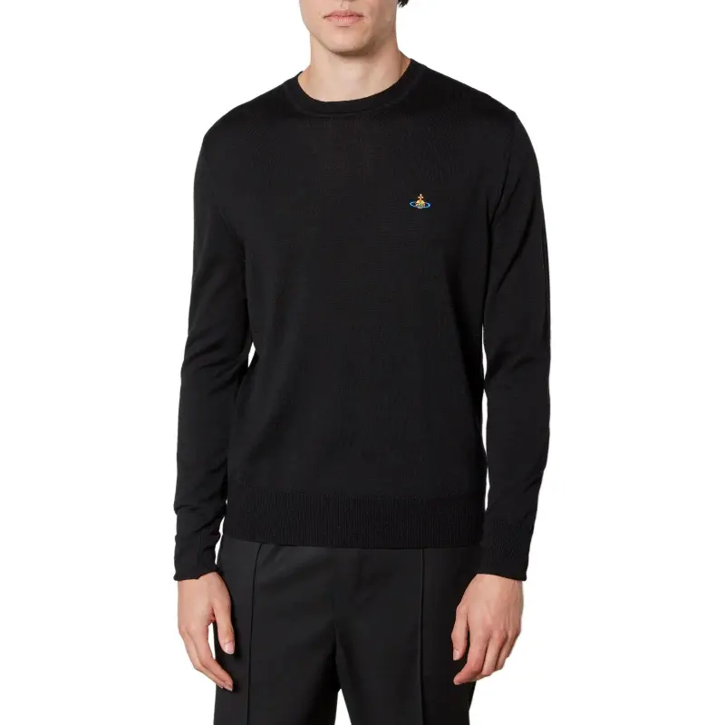 Vivienne Westwood Orb embroidered Fine knit Jumper-1