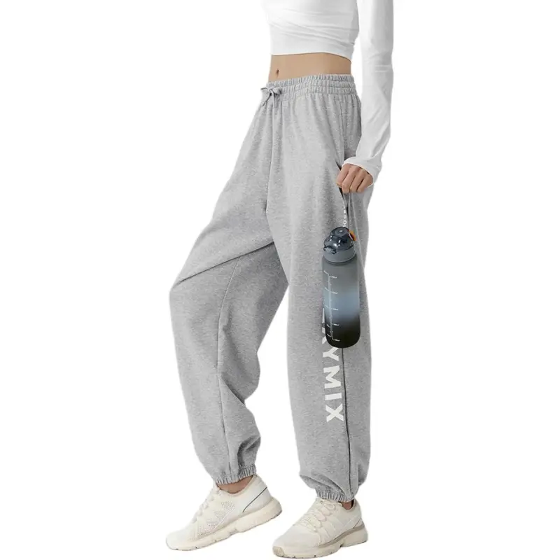 XEXYMIX SS25 Knitted Sweatpants Women's Blend Gray-2