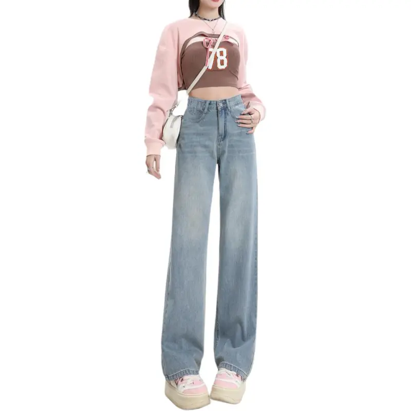 Weixi Jeans Women's Light Blue-1