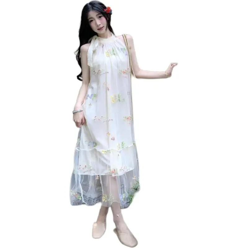 Mu Xiao Xin Sleeveless Dress Women's-3