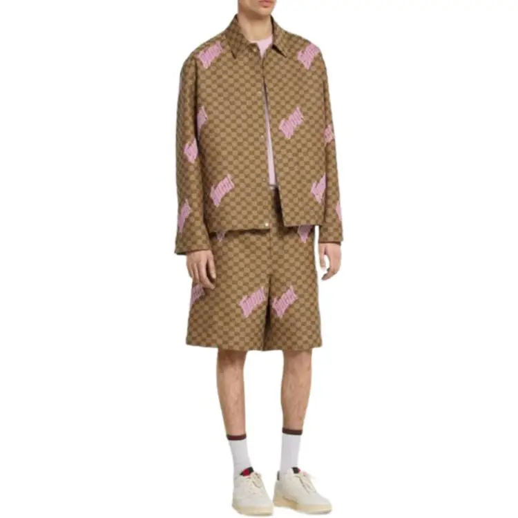 GUCCI FW25 Jackets & Coats Men's Brown-3