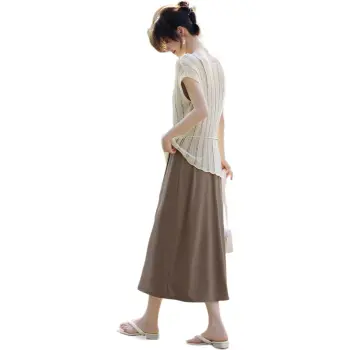 XWI Skirt Set Women's Brown & Ecru