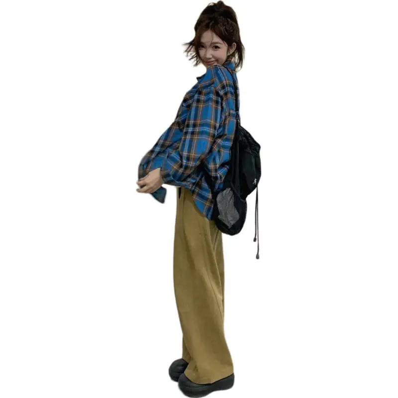 GOSO Shirts Women's Plaid-4