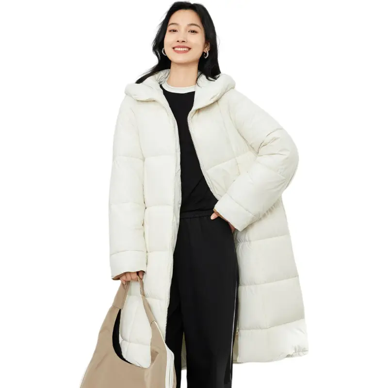 CARBAMMI Puffer Jacket Women's Beige-3