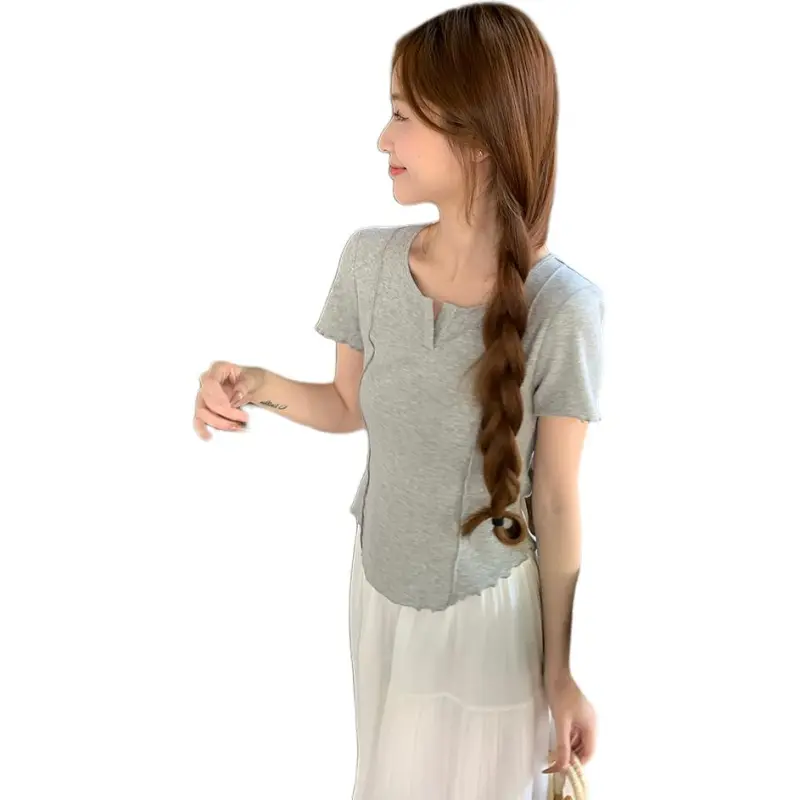 Mu Xiao Xin Set in Sleeve T Shirt Women's-6