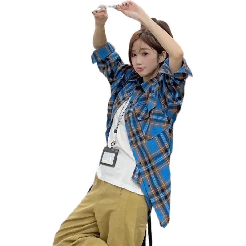 GOSO Shirts Women's Plaid-5