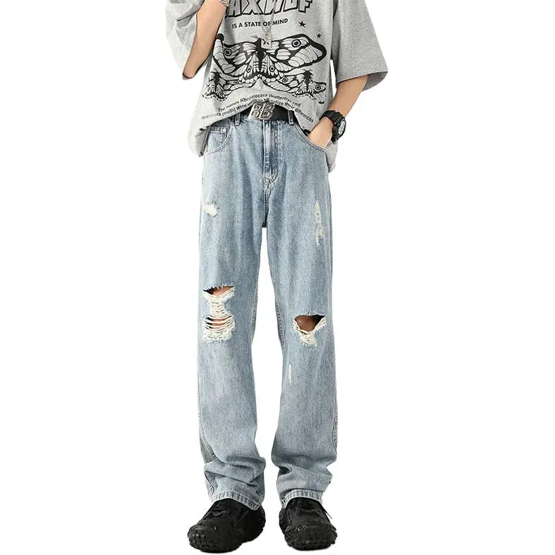 BAGE Jeans Unisex Light Blue-4