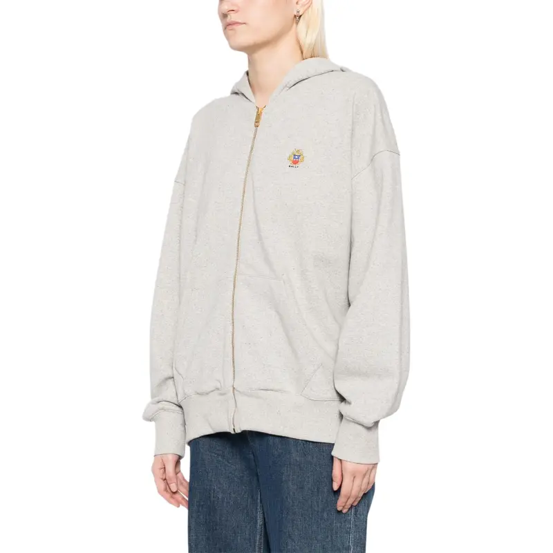 BALLY X Adrien Brody Logo embroidered Hoodie-3