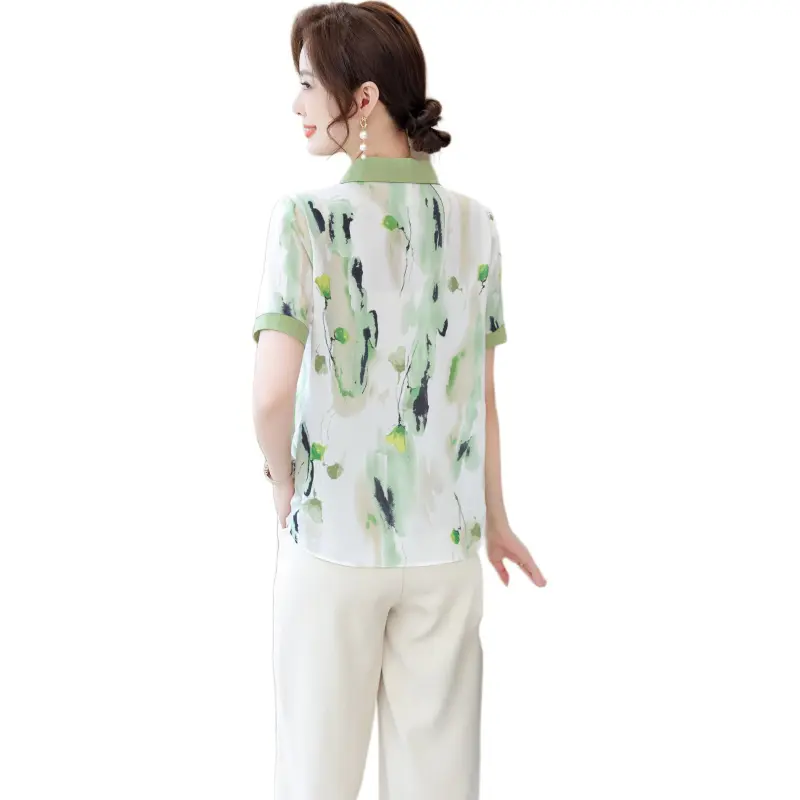 PIERRE CARDIN Chiffon Shirt Women's-4