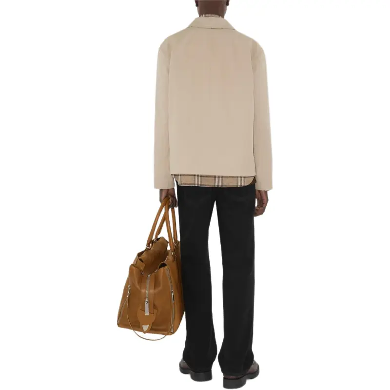 Burberry Ekd Embroidered Gabardine Jacket-3