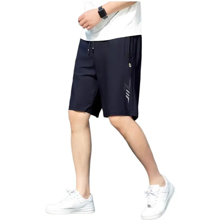 KVIV Casual Shorts Men Navy Blue -2