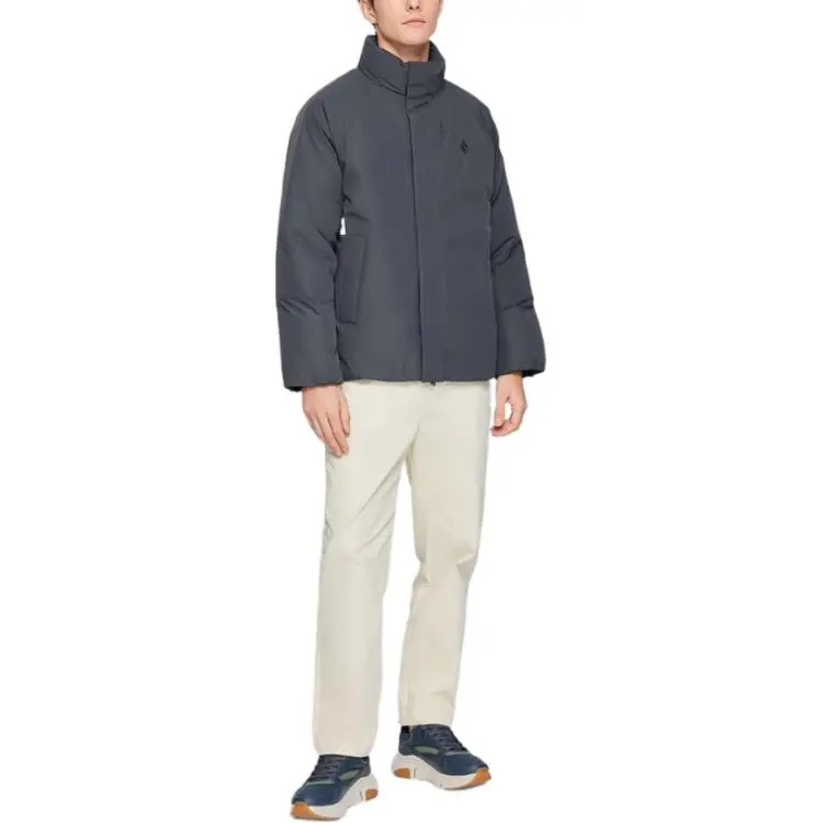 Skechers Yazhuan Series Down Jacket Men's Iron Gate Gray-2