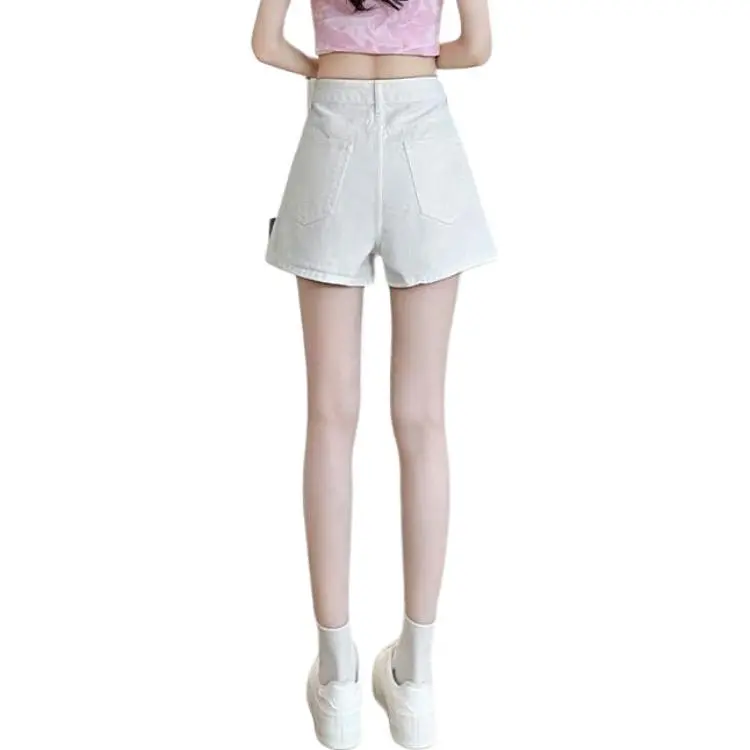 Mu Xiao Xin Denim Shorts Women's-1