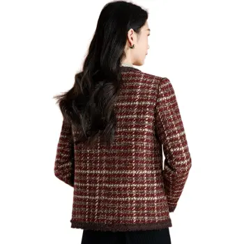 Mylan Velvet feel Coat Women's Red