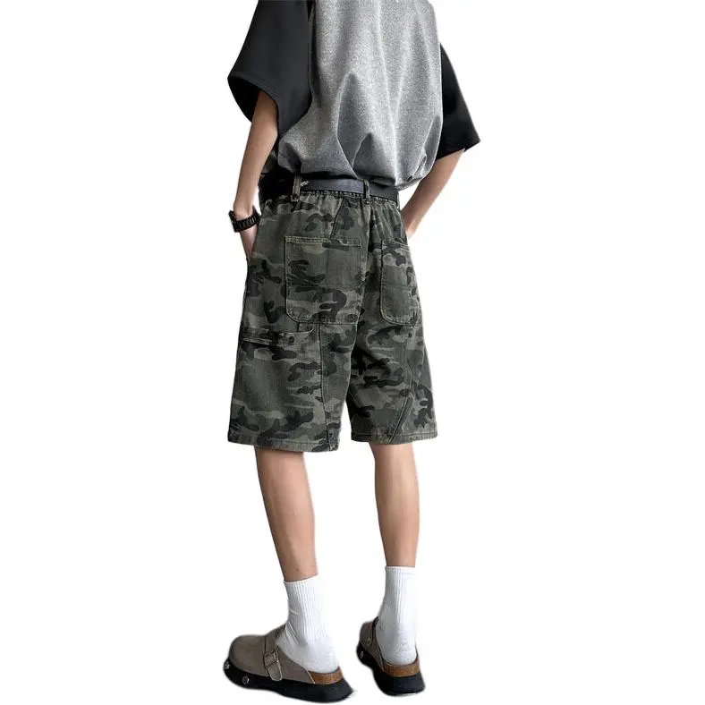 CORNILOT Denim Shorts Unisex Camouflage-2
