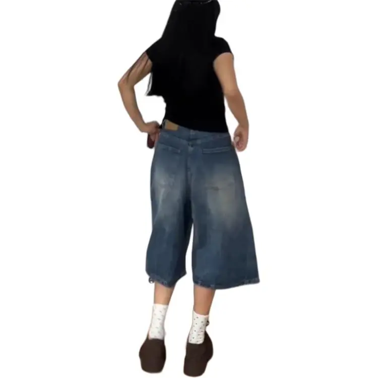 CORNILOT Denim Shorts Unisex Blue-1