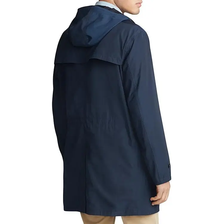Polo Ralph Lauren FW23 Trench Coat Men's Marine Blue-4