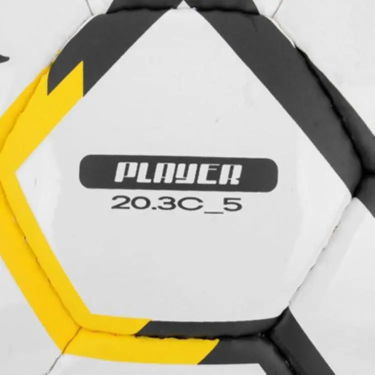 Kappa Ball Size 4 Soccer PU Hand-Stitched Soccer Ball Unisex White-4